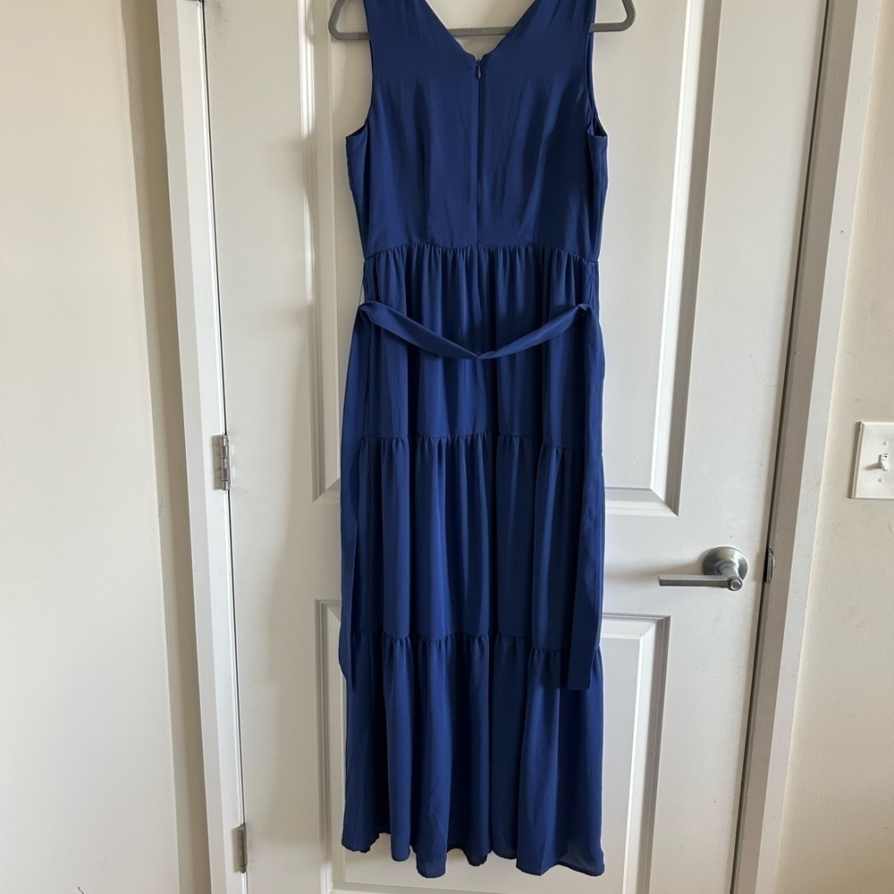 J McLaughlin Women Lavinia Blue Casual Dress 2 - Picture 7 of 14